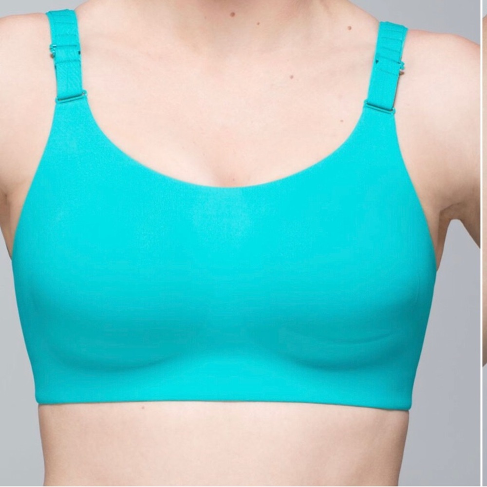Lululemon booby bracer high support bra adjustable padded straps running 32D